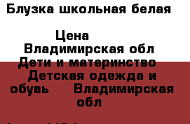 Блузка школьная белая › Цена ­ 200 - Владимирская обл. Дети и материнство » Детская одежда и обувь   . Владимирская обл.